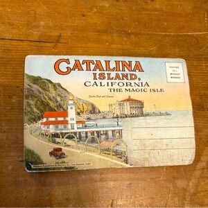 Vintage turn of the century postcard mailer from Catalina Islands California.